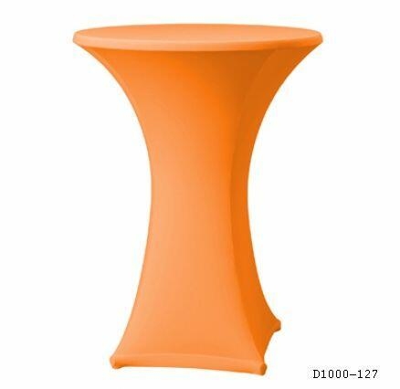 Stretch Stehtischhusse ø 70 cm, für KKT Schwarz