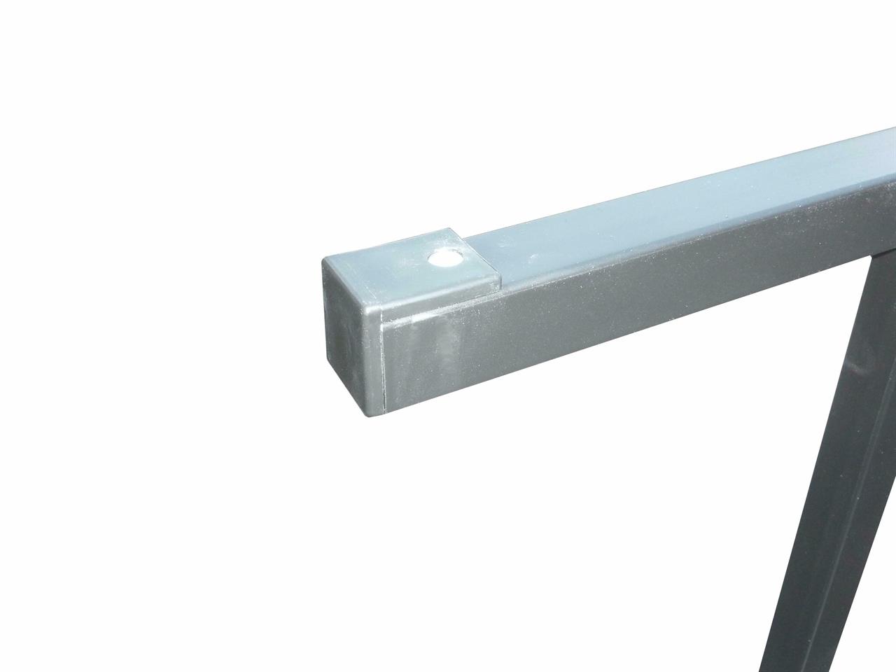 Stehtisch Longline Ellipse 180x80x110 cm, Dekor Buche, schw.