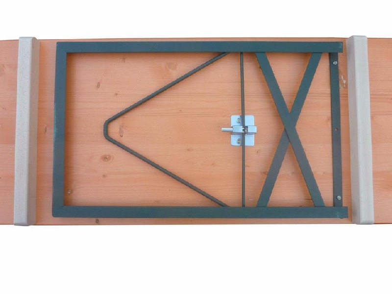 Garnitur Standard orange Tisch 220 x 50 cm, Gestell grün