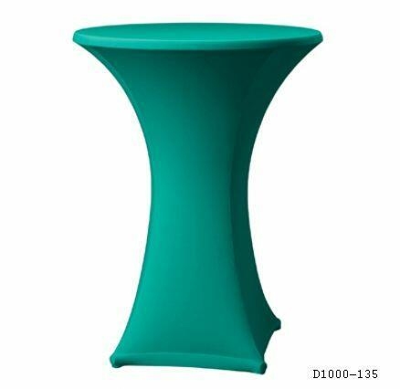 Stretch Stehtischhusse ø 70 cm, für KKT Schwarz