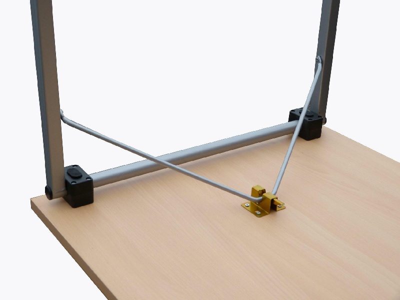 Klapptisch 80 cm Breit, Dekor mit 2 mm ABS Kante