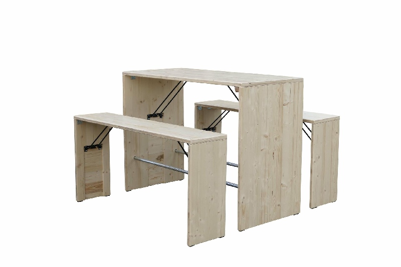 Brückenklappbank "Vintage" 150 x 34 x 74 cm