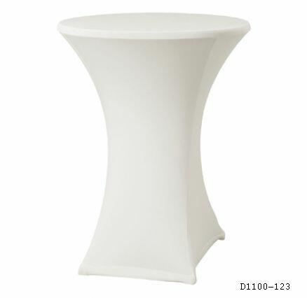 Stretch Stehtischhusse ø 70 cm, für Sky Weiß