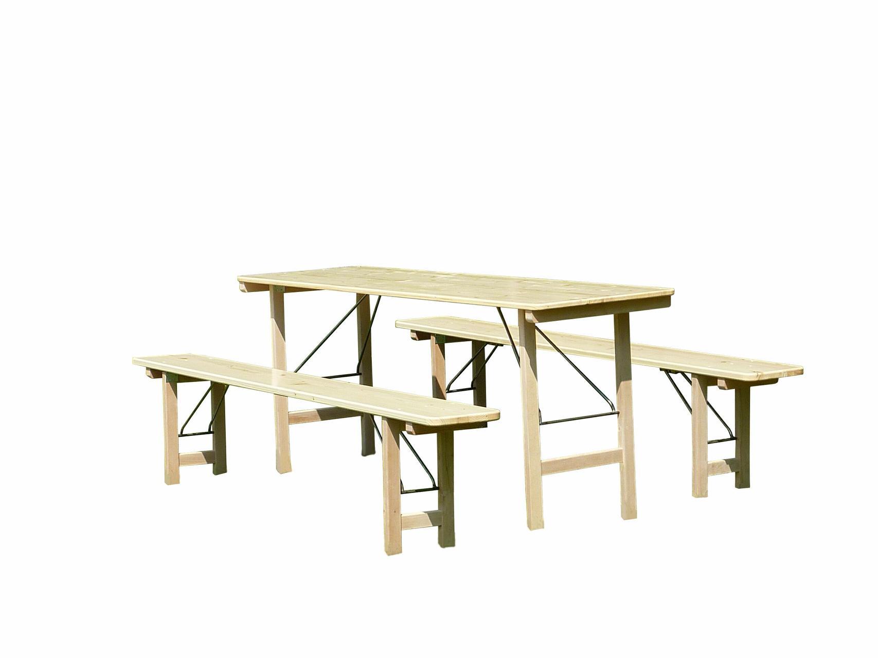 Holzklapptisch Rustikal 220 cm lang