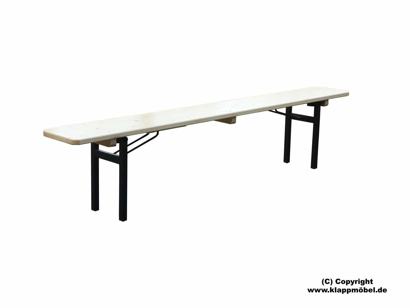 Klappbank Slimline 220 x 27 cm