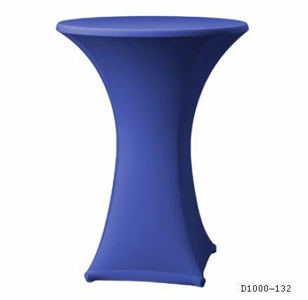 Stretch Stehtischhusse ø 70 cm, für KKT Weiß
