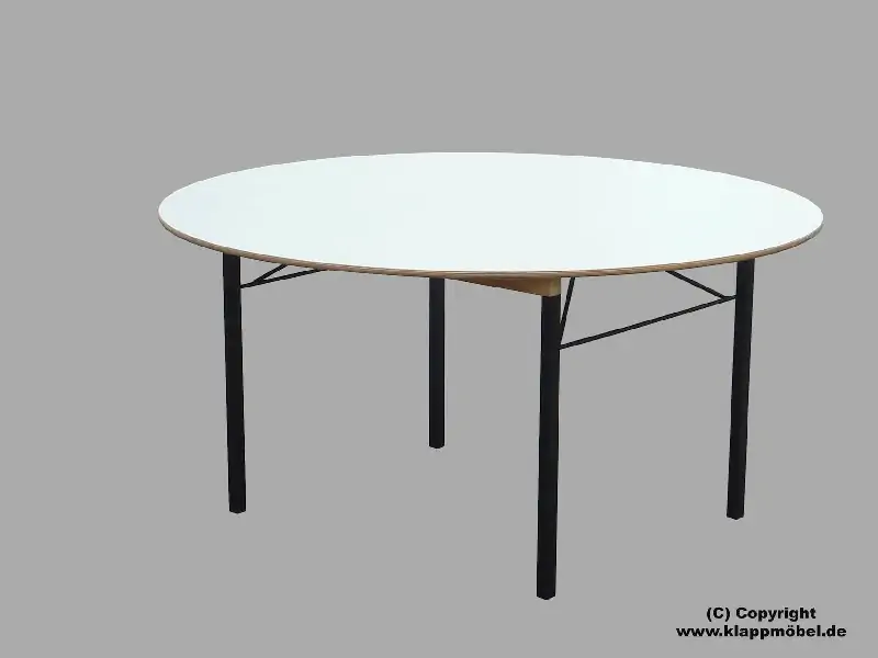 Runder Klapptisch