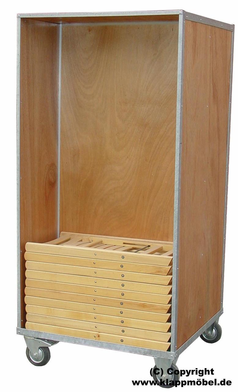 Transportwagen für Klappstühle