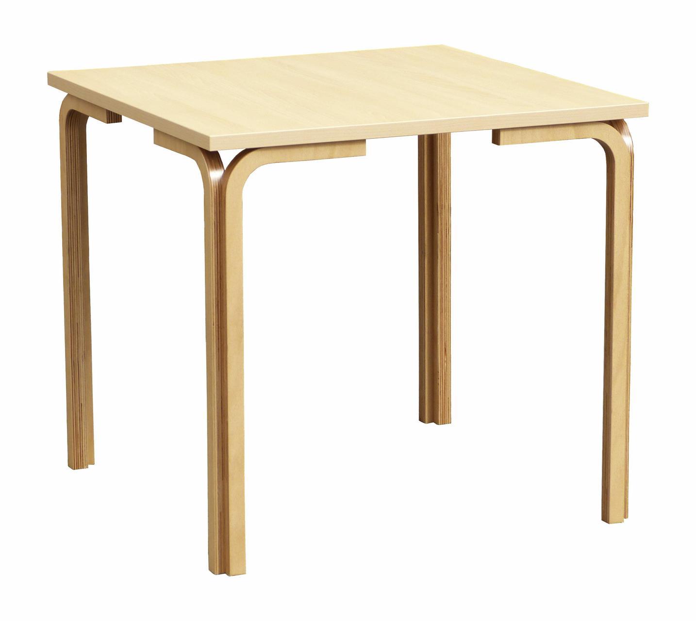 Edel Dekor-Tisch 25 mm, ABS Kante 80 x 80 x 74,5 cm