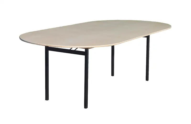Ovaler Klapptisch