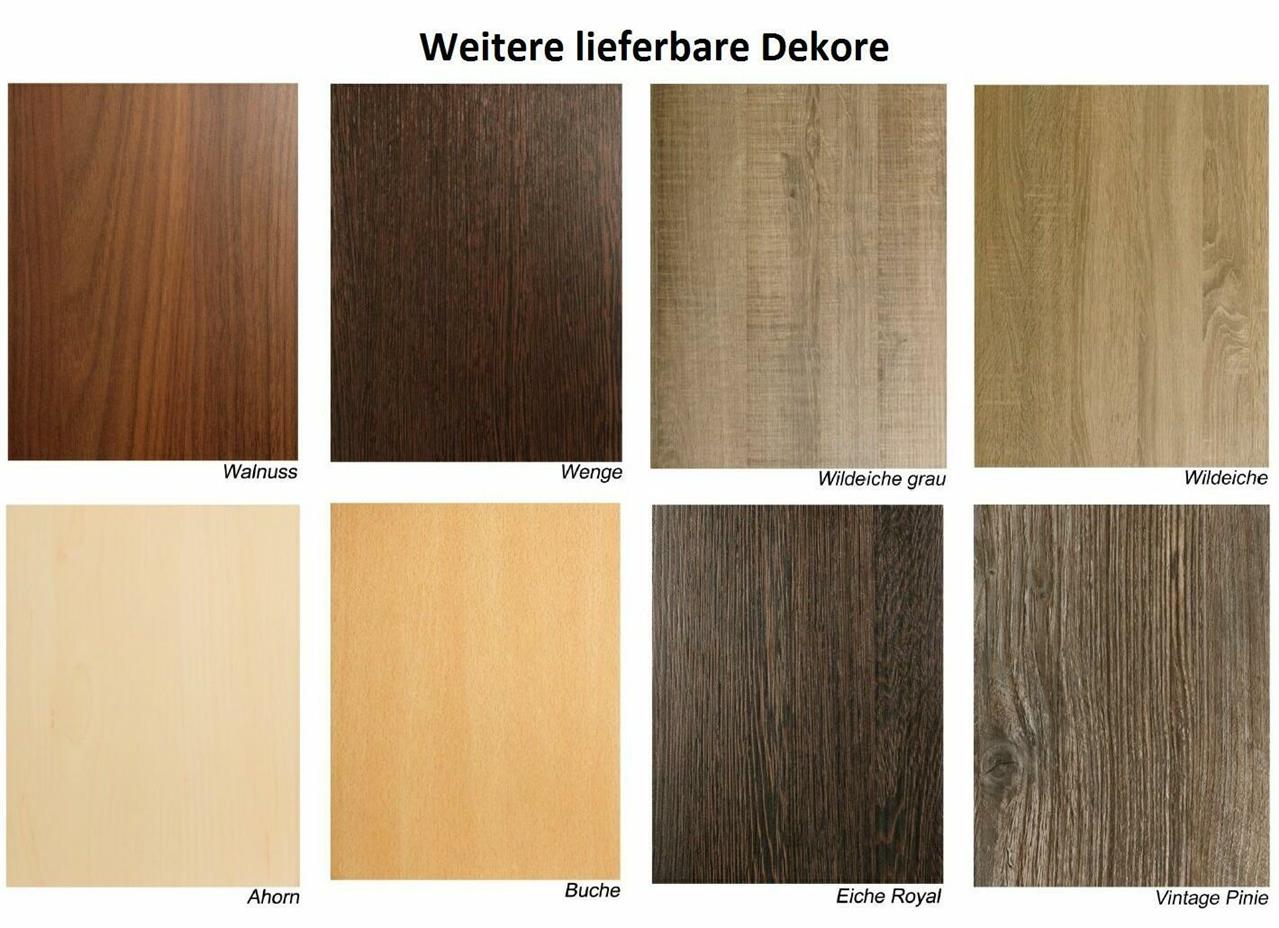 Klapptisch Dekor 25 mm ABS Kante + Holzfüße 120x70x74,5 cm