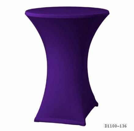 Stretch Stehtischhusse ø 70 cm, für Sky Schwarz
