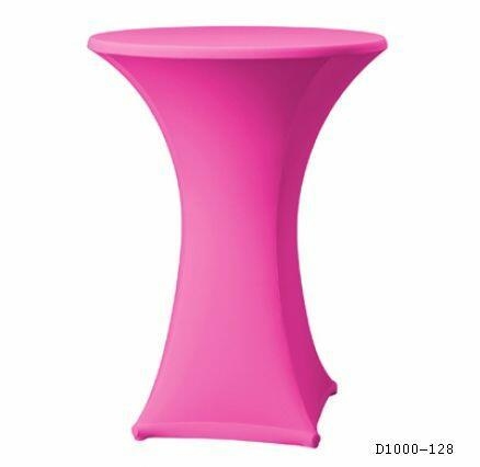 Stretch Stehtischhusse ø 70 cm, für KKT Weiß