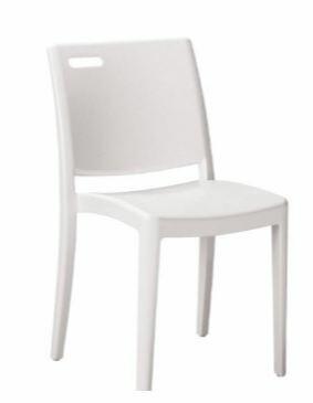 Clap Weiß - Stapelstuhl