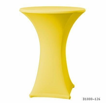 Stretch Stehtischhusse ø 70 cm, für KKT Weiß