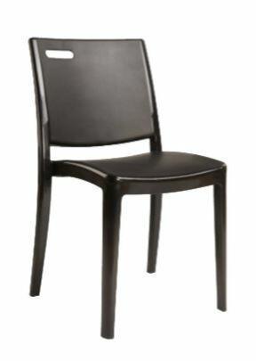 Clap Schwarz - Stapelstuhl