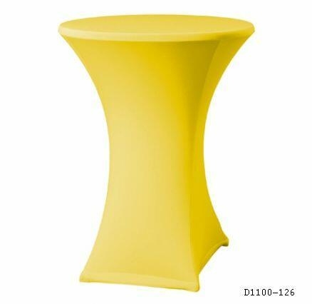 Stretch Stehtischhusse ø 70 cm, für Sky Schwarz