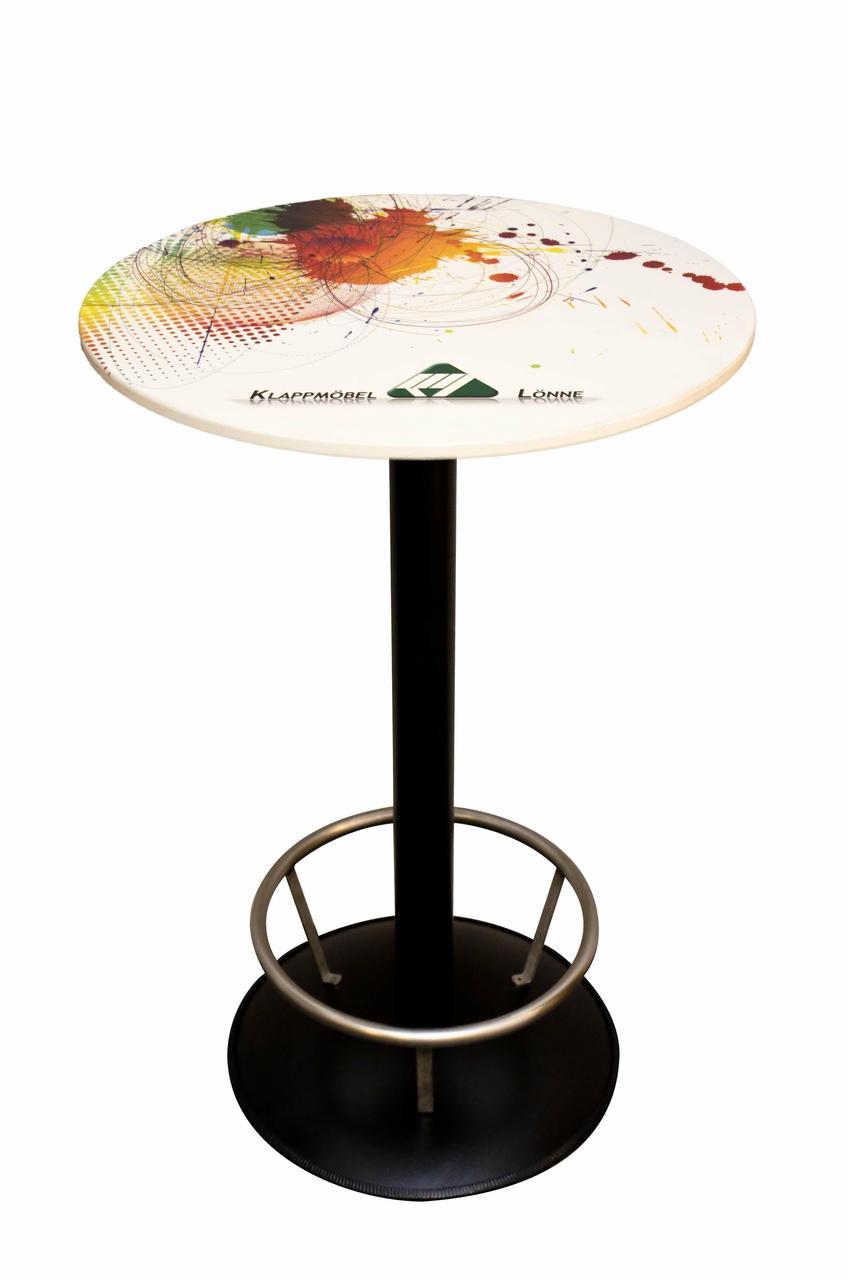 Bistrotisch mit Bedruckter Tischplatte