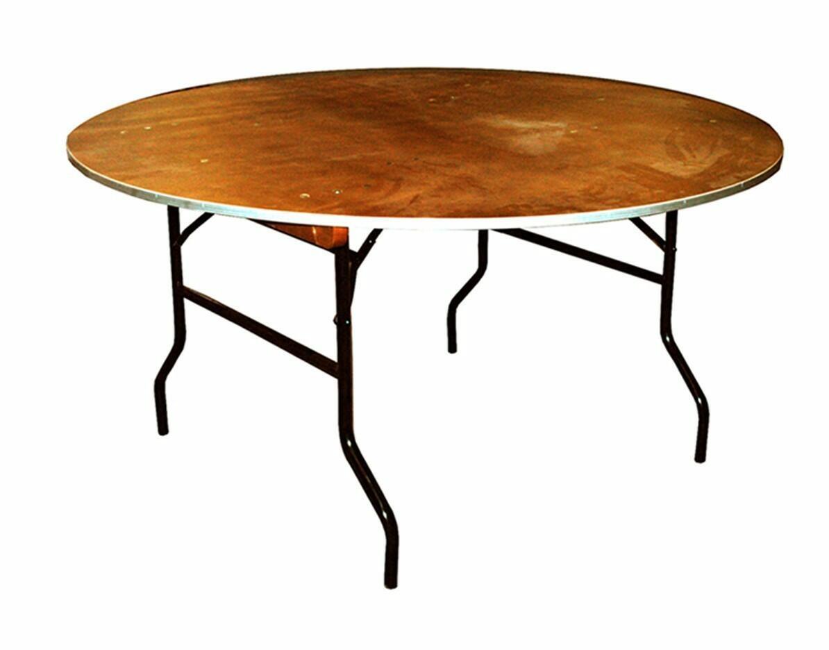 Runder Bankettklapptisch Simple, ø 122 cm