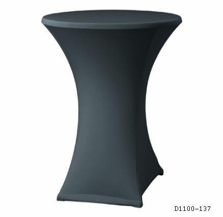 Stretch Stehtischhusse ø 70 cm, für Sky Schwarz