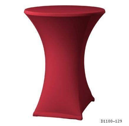 Stretch Stehtischhusse ø 70 cm, für Sky Schwarz