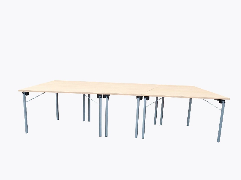 Dekor-Klapptisch 25 mm Trapez 135x69,3x74,5 cm