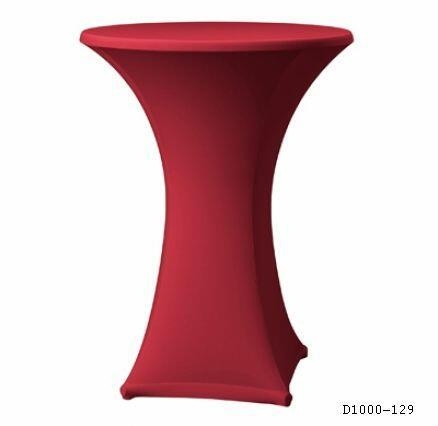 Stretch Stehtischhusse ø 70 cm, für KKT Weiß