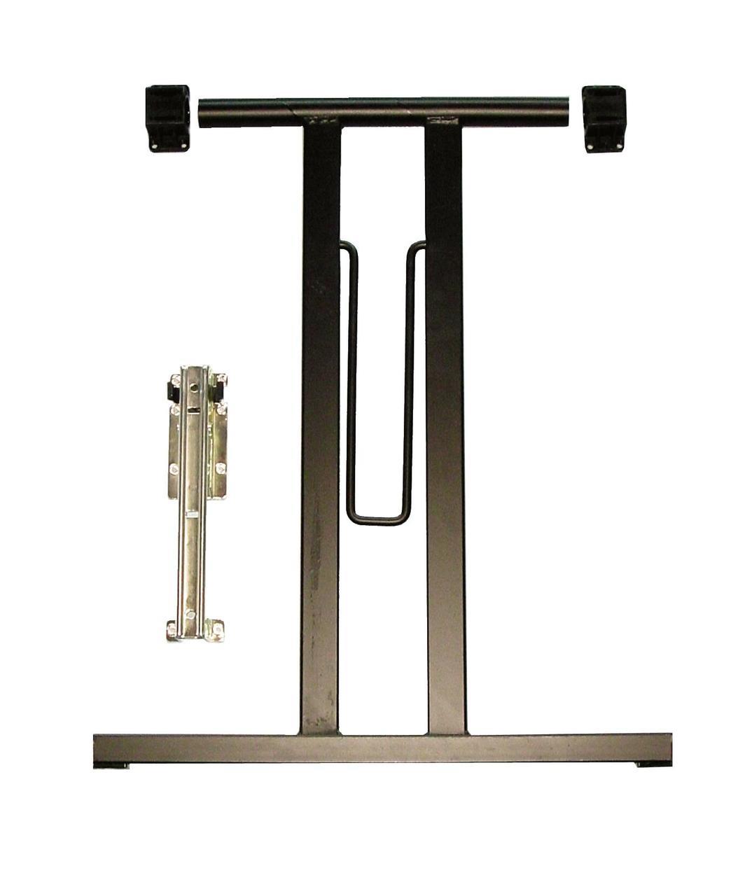 Doppel-T Fuß, schwarz lackiert