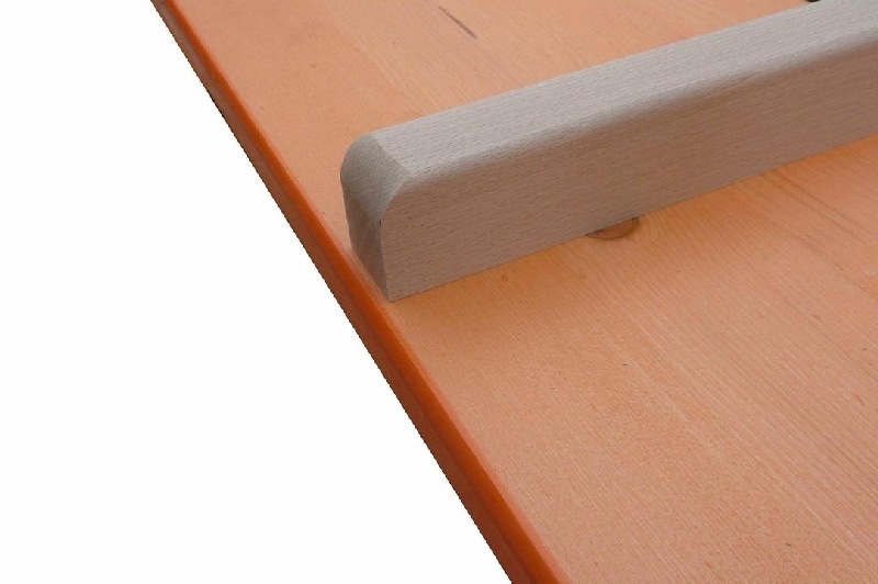 Bank Ideal orange Maß 220 x 27 cm, Gestell grün