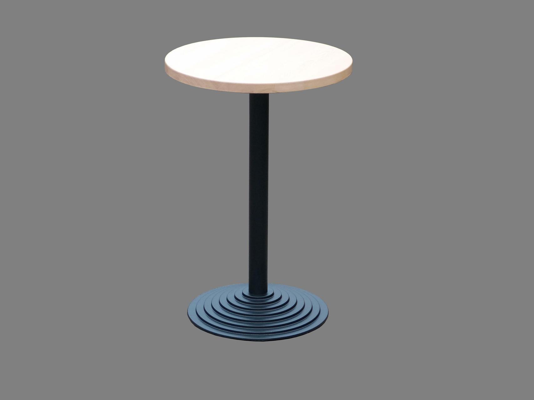 Stehtisch Saturn, Massive Buchemplatte ø 75 cm