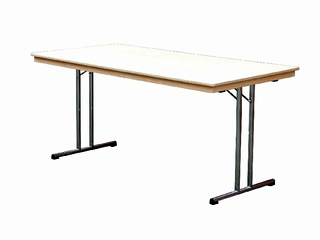 Banketttische mit Chrom Gestell