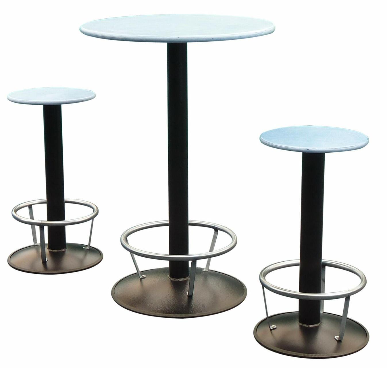 Barhocker Maxi fest schwarz lackiert