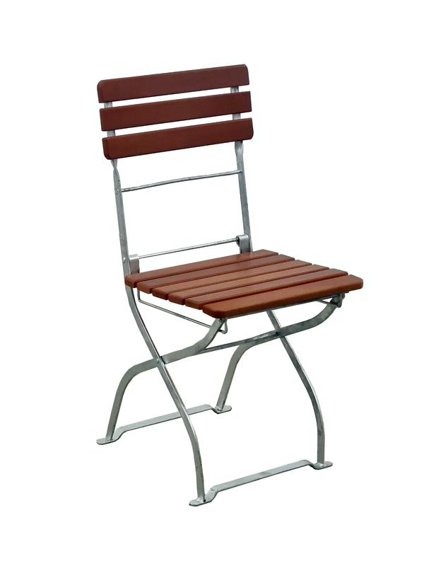 Flachstahlgartenstuhl verzinkt